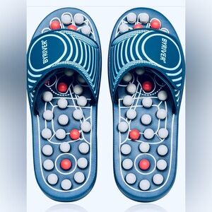 BYRIVER Spring Acupuncture Massage Slipper Deep Tissue Foot Massager Retails $65